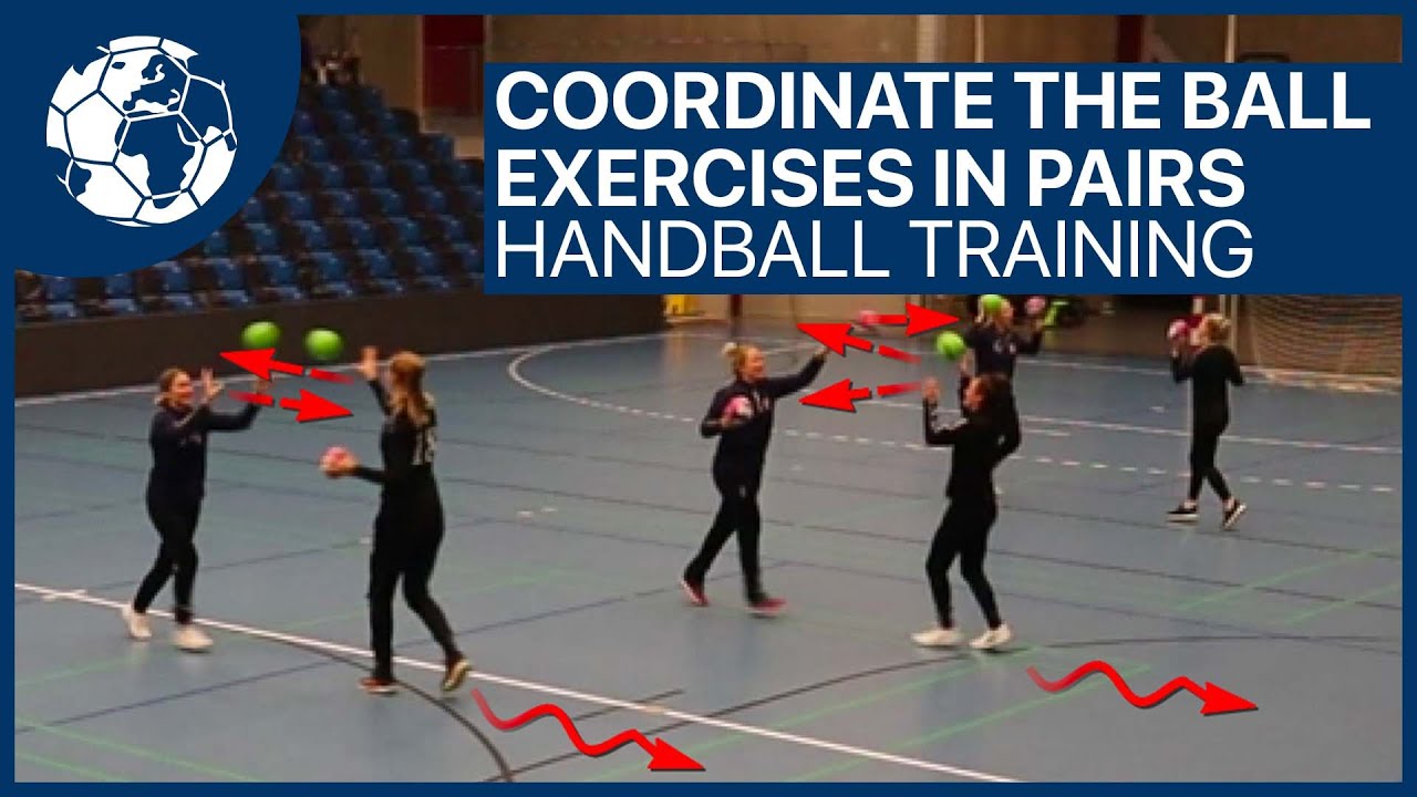 Ball-Handling Warm Up Exercises with 3 Ball - Handballtraining Jesper Esbjerg | Handball inspires