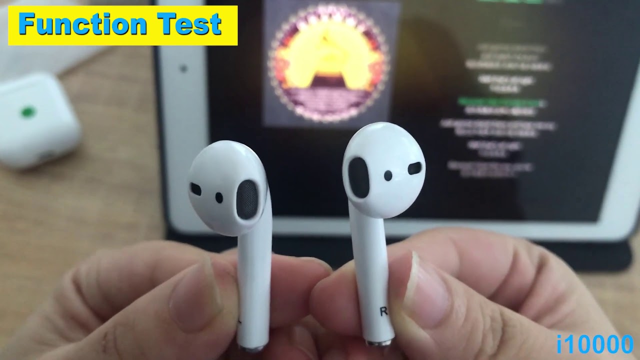 AN&Aacute;LISE FONE SEM FIO I10000 tws airpods perfect clone i12 i7s i9000 i9s / Portugu&ecirc;s  Brasil iPhone11