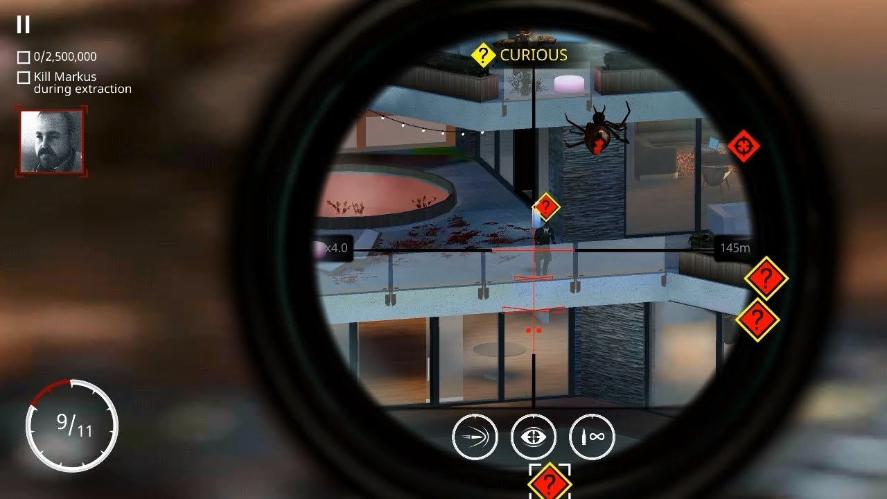 Hitman sniper chapter-4 mission-29 | Get a score of 2,500,000 and eliminate kurg during extraction