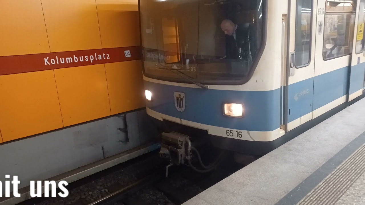 Trainspotting am Münchner U-Bahnhof Kolumbusplatz