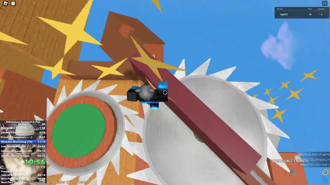 Adventure Forward 2 33 Star in 38:57