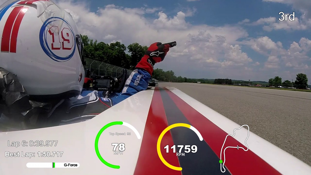Dean wins at Mid-Ohio in JR Enduro! Dart Kart 2020 Part 1