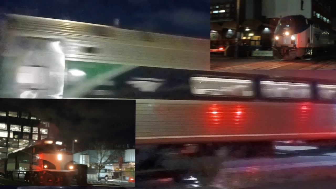 Cascades 507 and 508 passing southbound and northbound in horn ally portland Oregon [2-9-26]