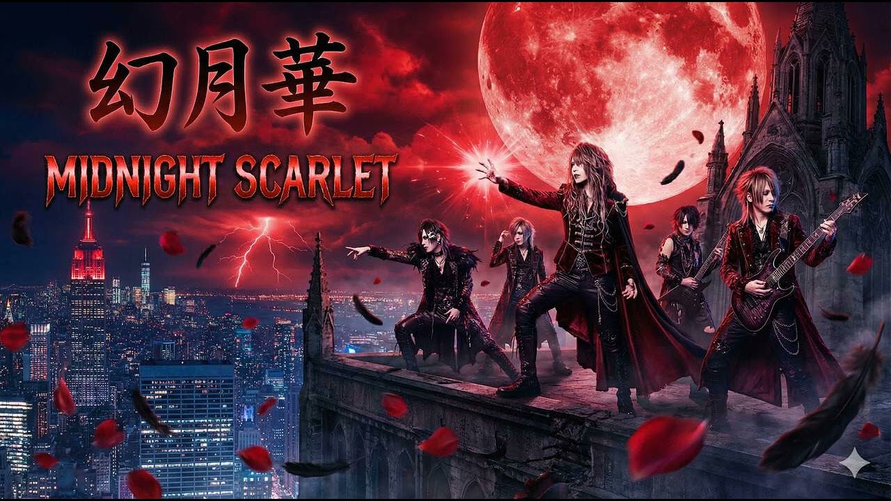 「MIDNIGHT SCARLET」made with  SunoAI
