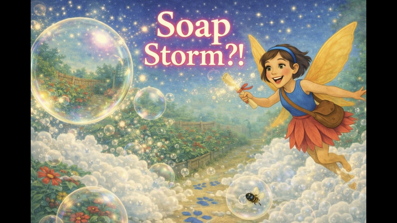 ✨ Bella and the Sparkle Soap Storm 🫧 | A Playful Fairy Bedtime Story