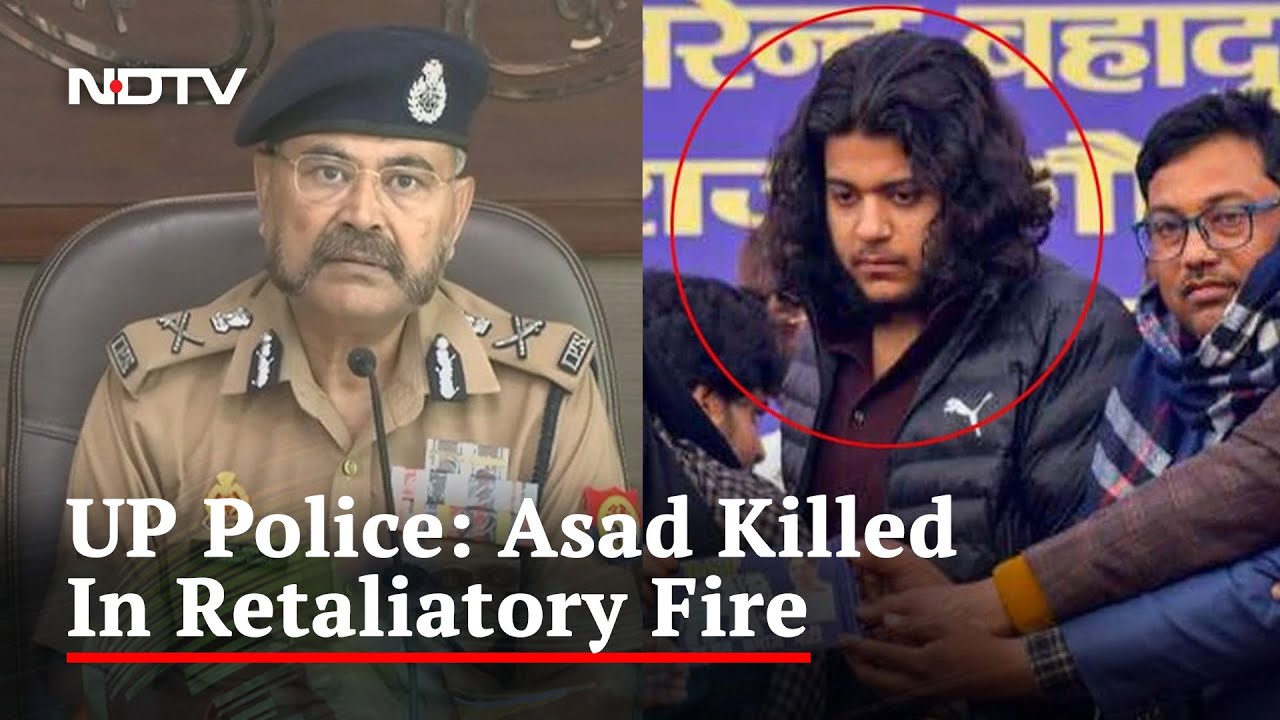 Asad Ahmed Encounter: Uttar Pradesh Police On Gangster's Son's Encounter