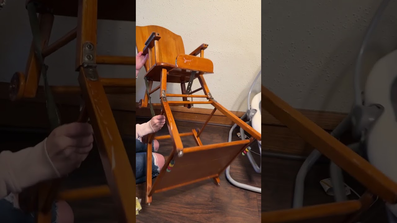#thrifted #highchair #vintage #baby