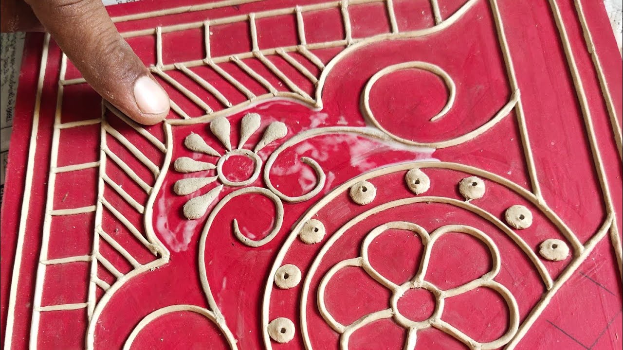 How to make | mud Art Work | mud mirror art | tutorial video #lippanart #clayart #art #majikhan
