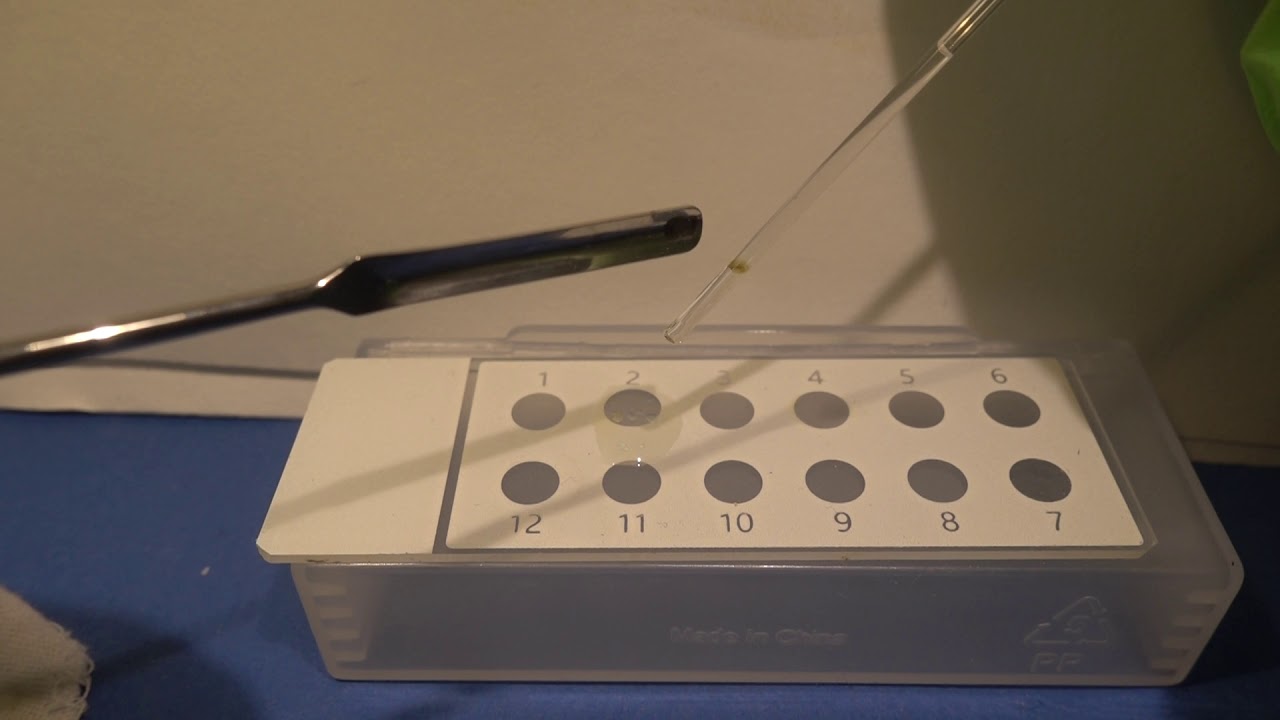 LAB in a DROP Nitratnachweis im Tropfen