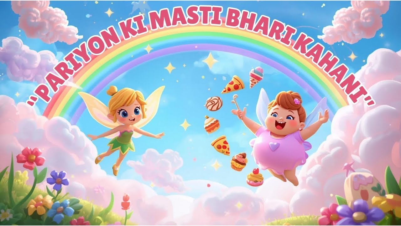 Pariyon Ki Funny Kahani 😄🧚‍♀️ | Kids Fairy Story Hindi | Cartoon Story for Children