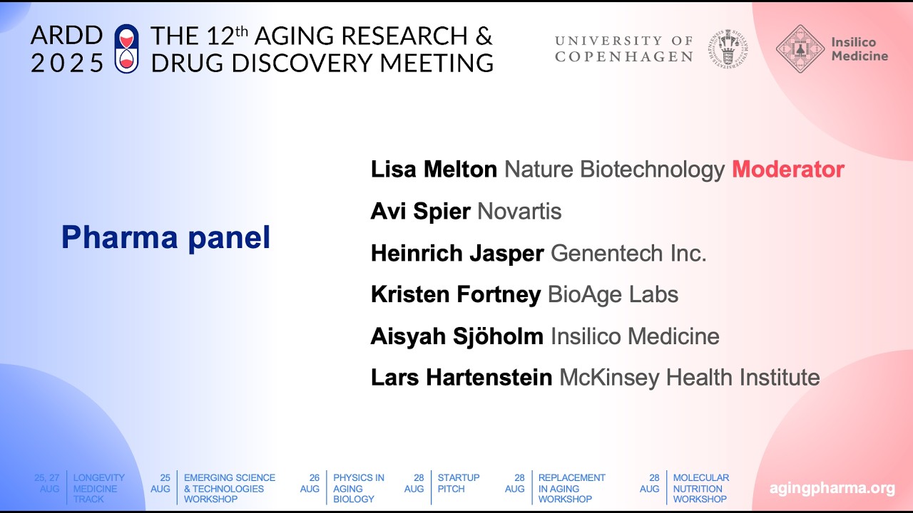 Pharma panel: How do we advance longevity in pharma in a credible way?