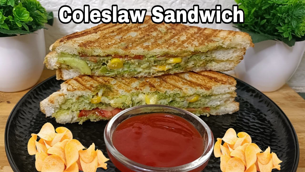 Healthy and Tasty Coleslaw Sandwich|Creamy Vegetable Sandwich| Coleslaw Sandwich 