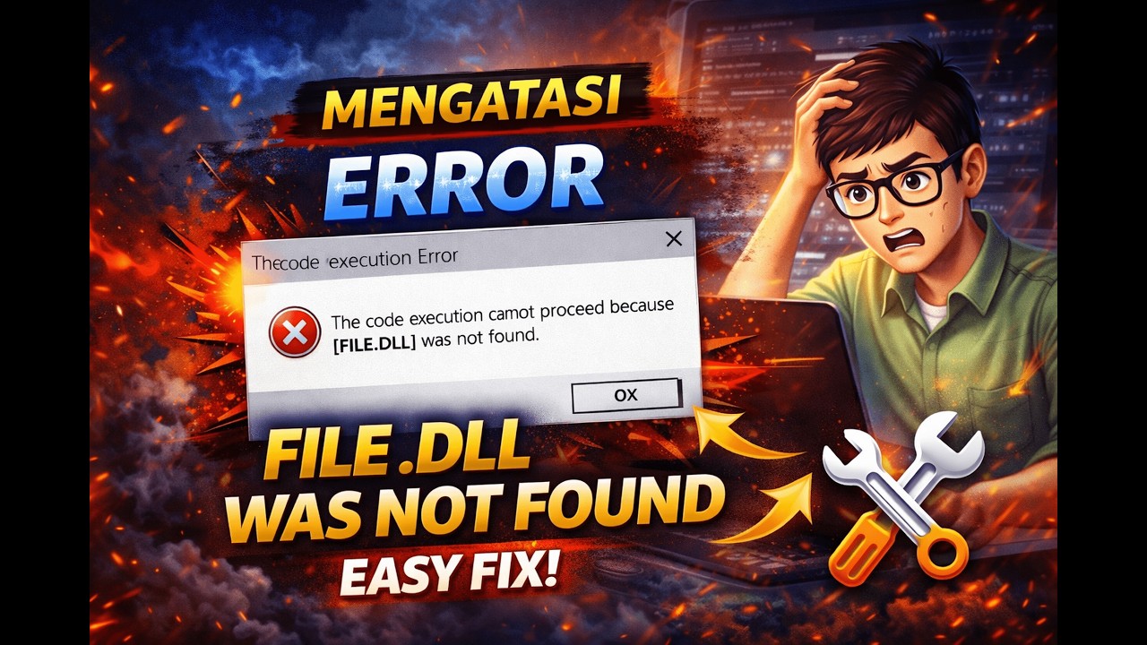 Cara Mengatasi File DLL Was Not Found di Windows 10/11 | Auto Berhasil!