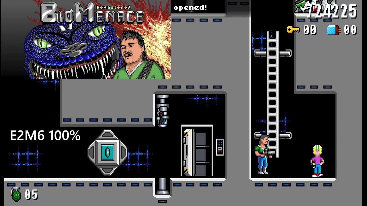Bio Menace Remastered E2M6 Hard with commentary