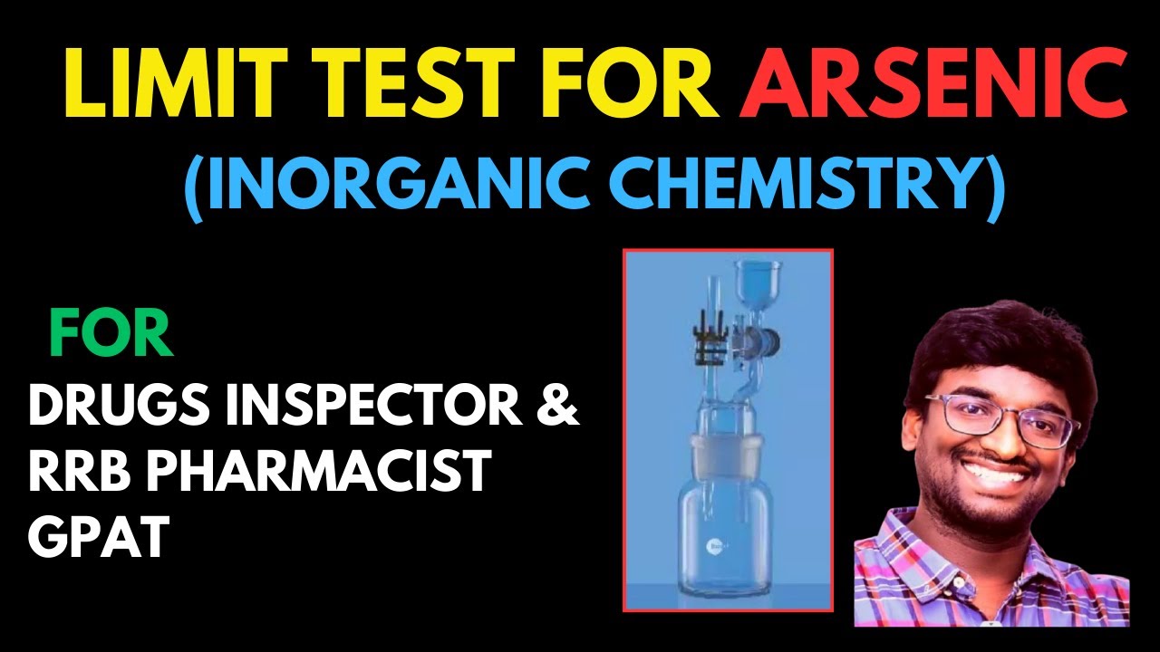 ARSENIC LIMIT TEST | GUTZEIT METHOD| KEY POINTS FOR DRUG INSPECTOR & PHARMACIST|INORGANIC CHEMISTRY 