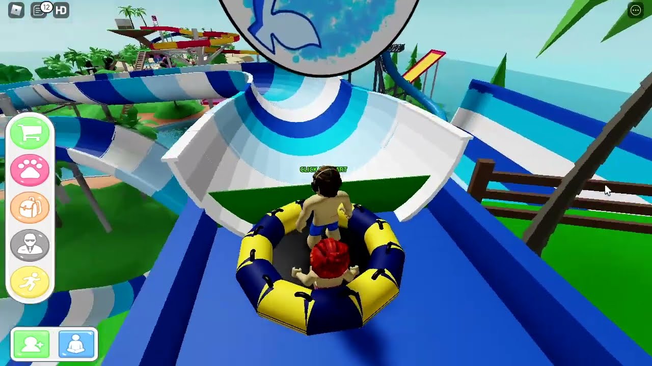 Water Park এ আবারো ঘুরাঘুরি | Roblox Bangla Game | RIS Gaming