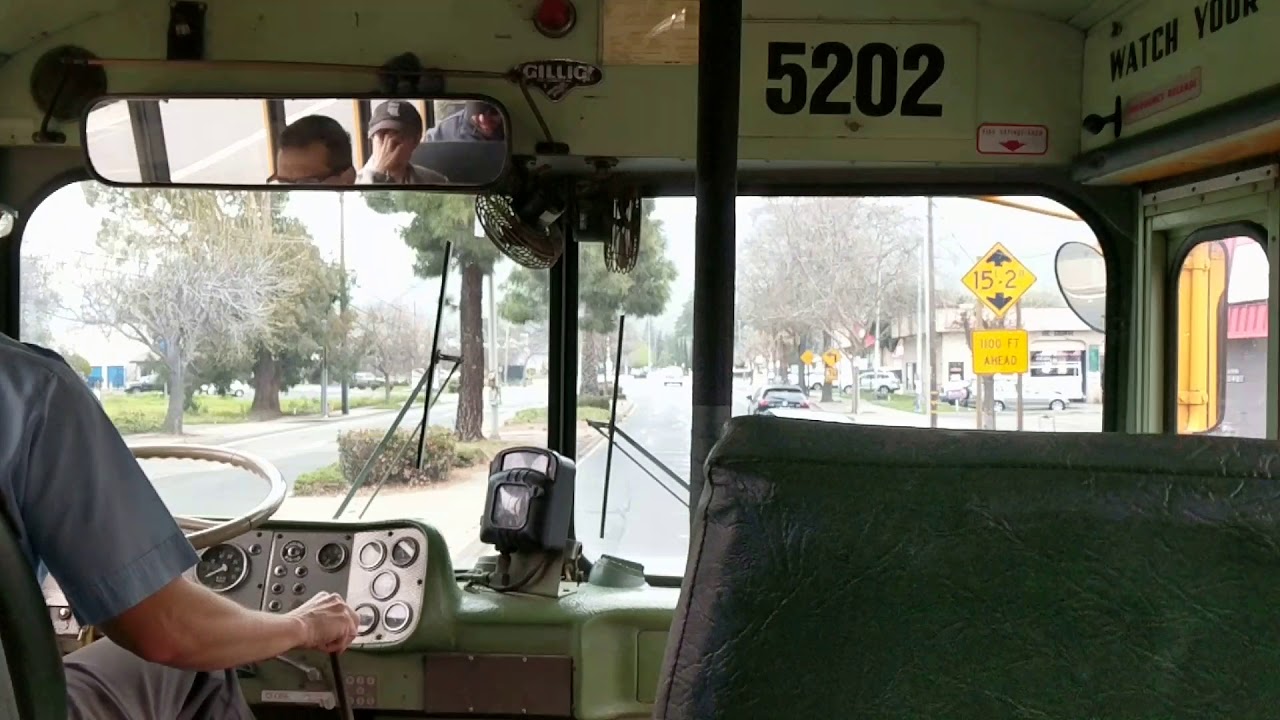 1977 Gillig Coach School Bus Ride-Along [Detroit 6-71]