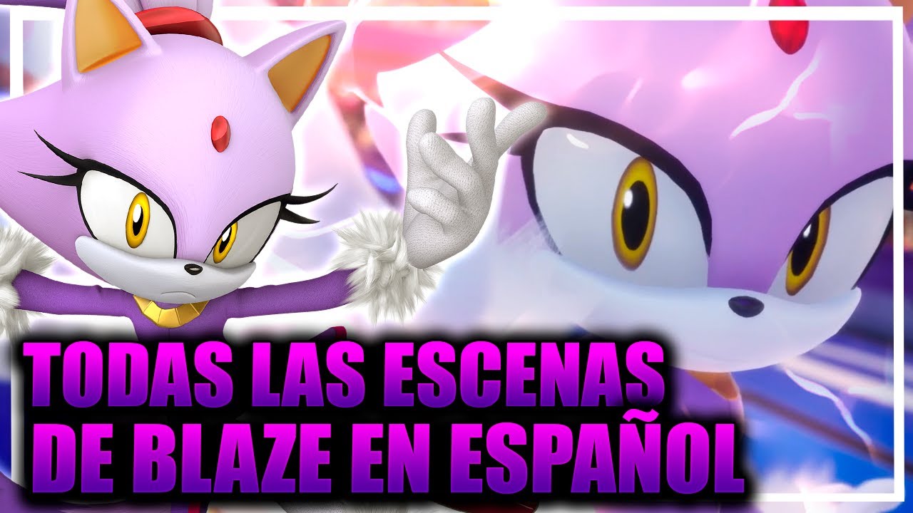 Todas las escenas de Blaze en Sonic Racing Crossworlds