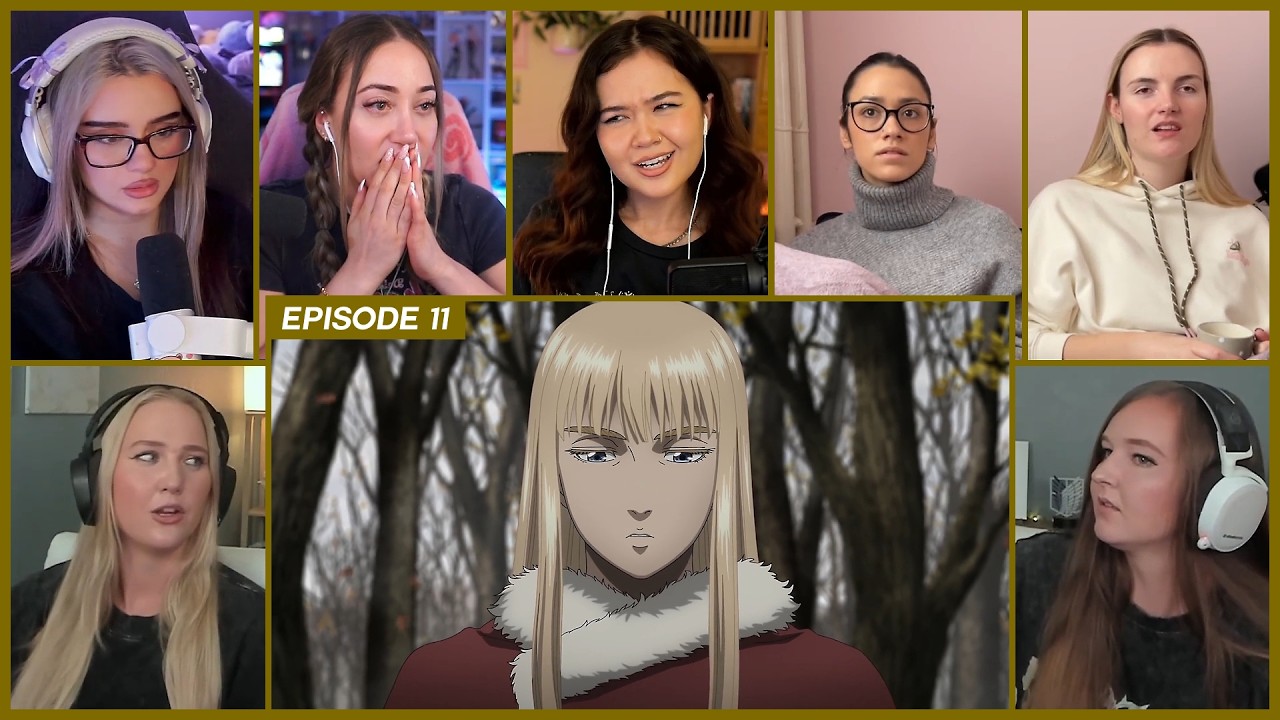 [GIRLS REACT] Prince Canute's Face Revealed | Vinland Saga Ep 11 Girl Reaction Mashup