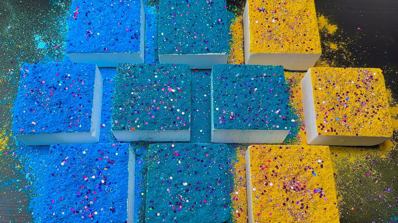 Gym Chalk & Holi Powder crush + Reforming #zinniagymchalk 