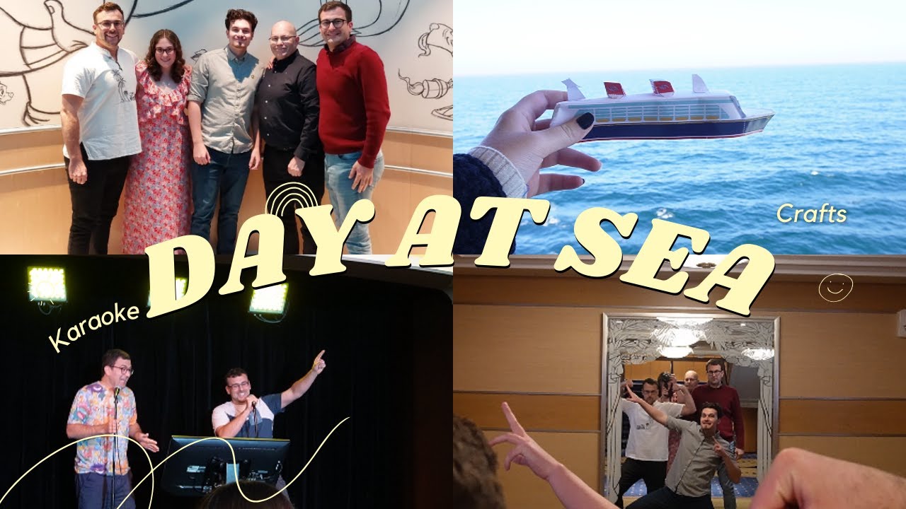 Disney Dream | Day Three | Day At Sea, Karaoke and Crafts!!!