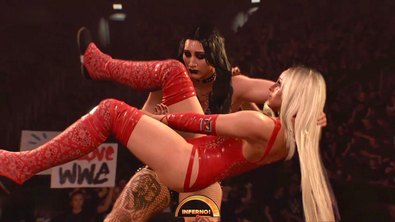 WWE 2K26 - Rhea Ripley Vs. Liv Morgan: Inferno Match, PlayStation 5