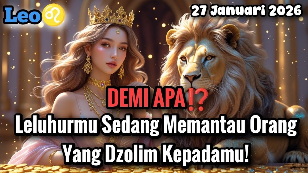 Leo♌DEMI APA⁉️LELUHURMU SEDANG MEMANTAU ORANG YANG DZOLIM KEPADAMU! Jan 2026 - Langit Zodiak