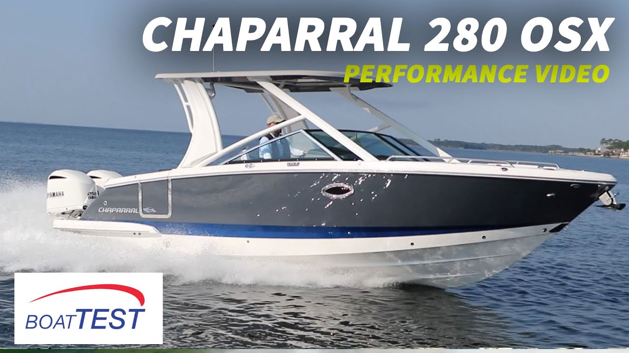Chaparral 280 OSX (2020-) Test Video - By BoatTEST.com