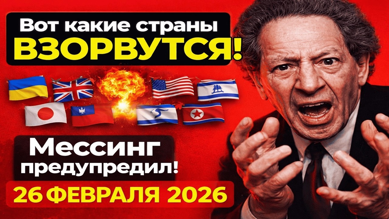 7 СТРАН ИСЧЕЗНЕТ В 2026 ГОДУ — что Мессинг сказал о России?