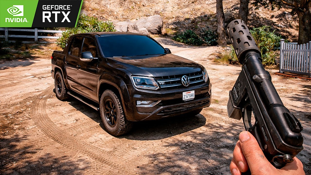ATROPELEI O ALVO MILITAR COM UMA AMAROK V6 | GTA V ASSASSINO DE ALUGUEL EM 4K60 RTX 3080TI