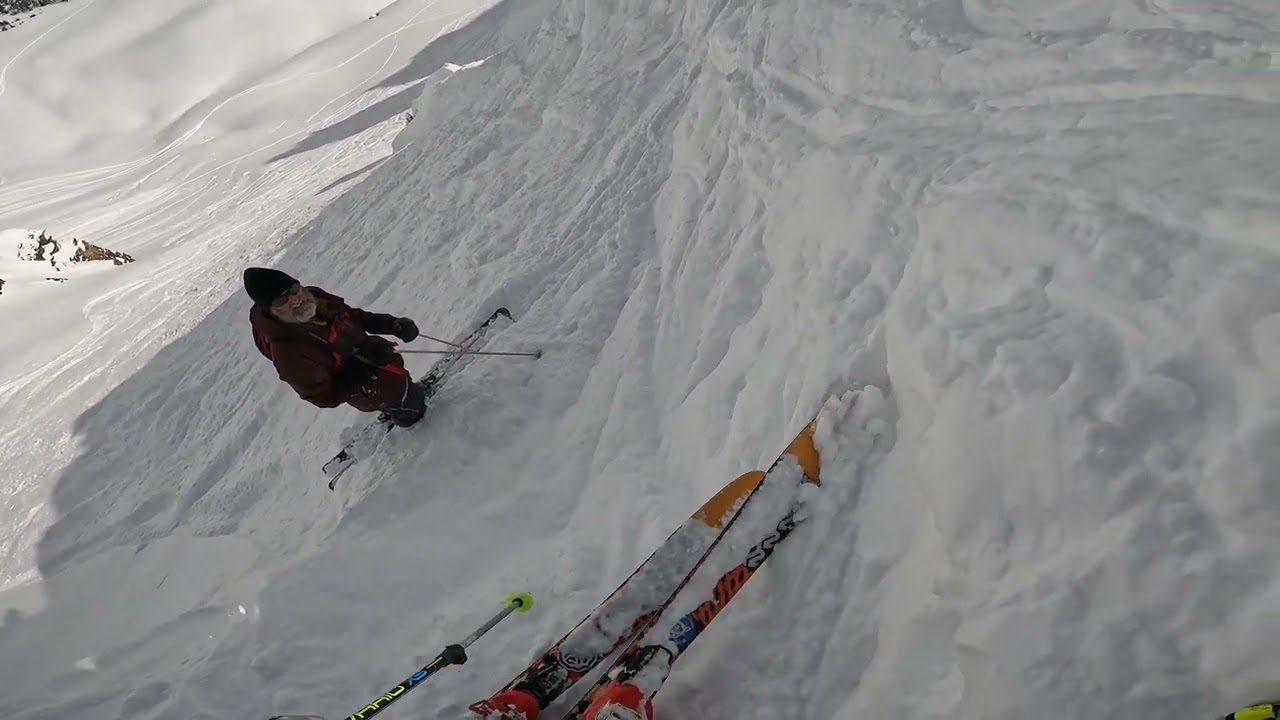 Jack Skiing (7yrs old) - Working Through Fear in Cody Bowl -Jackson Hole #skiing #backcountryskiing