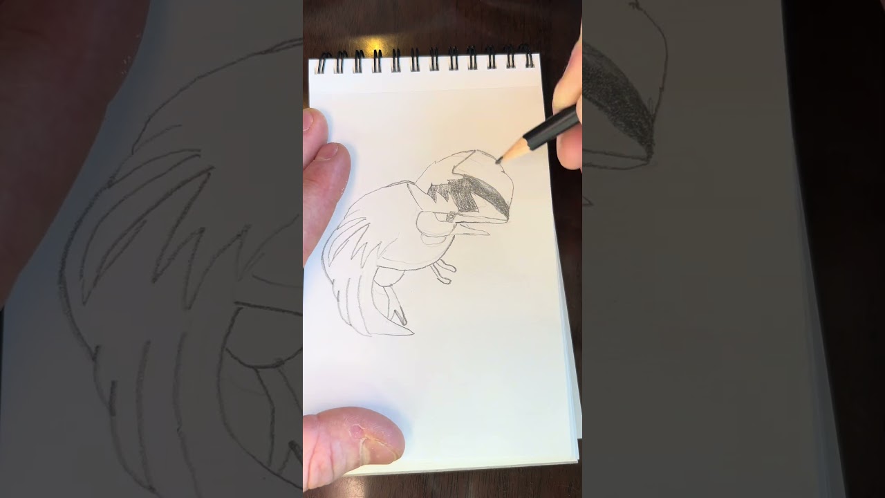 Drawing pokemon blue sprites day #22 Fearow
