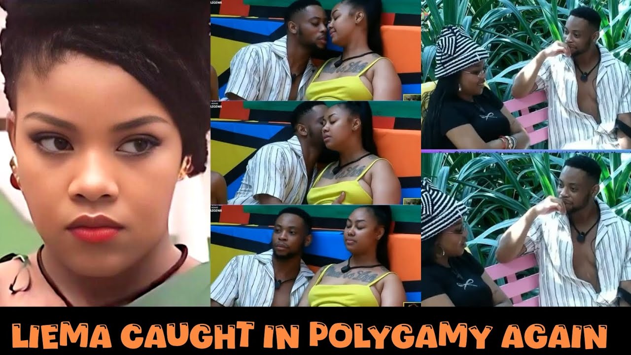 Liema caught in a polygamous situation again with Ofentse and Trixcie | BBMS6 