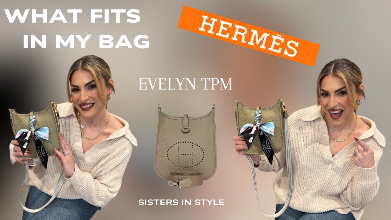 What Fits in My Hermès Evelyne TPM? |Small bag, Big Essentials!