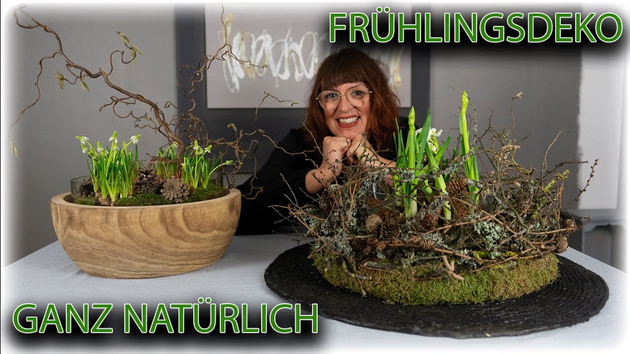 FRÜHLINGSDEKO - 2  DIY IDEEN - ZWEIGE GANZ NATÜRLICH