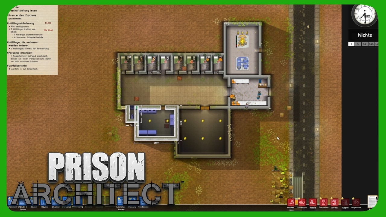 Zu wenig Zellen - Prison Architect