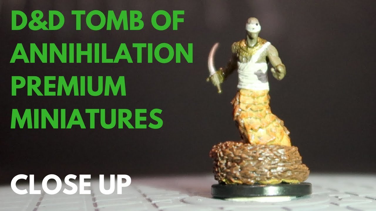 D&D Tomb of Annihilation The Board Game - Painted Miniatures Close Up
