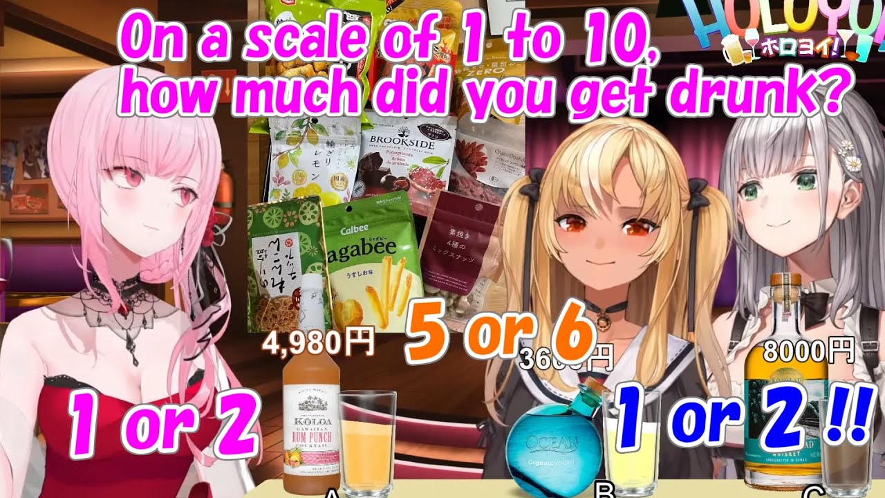 [Hololive] Calliope and Noel are so strong at alcohol. [Eng sub]