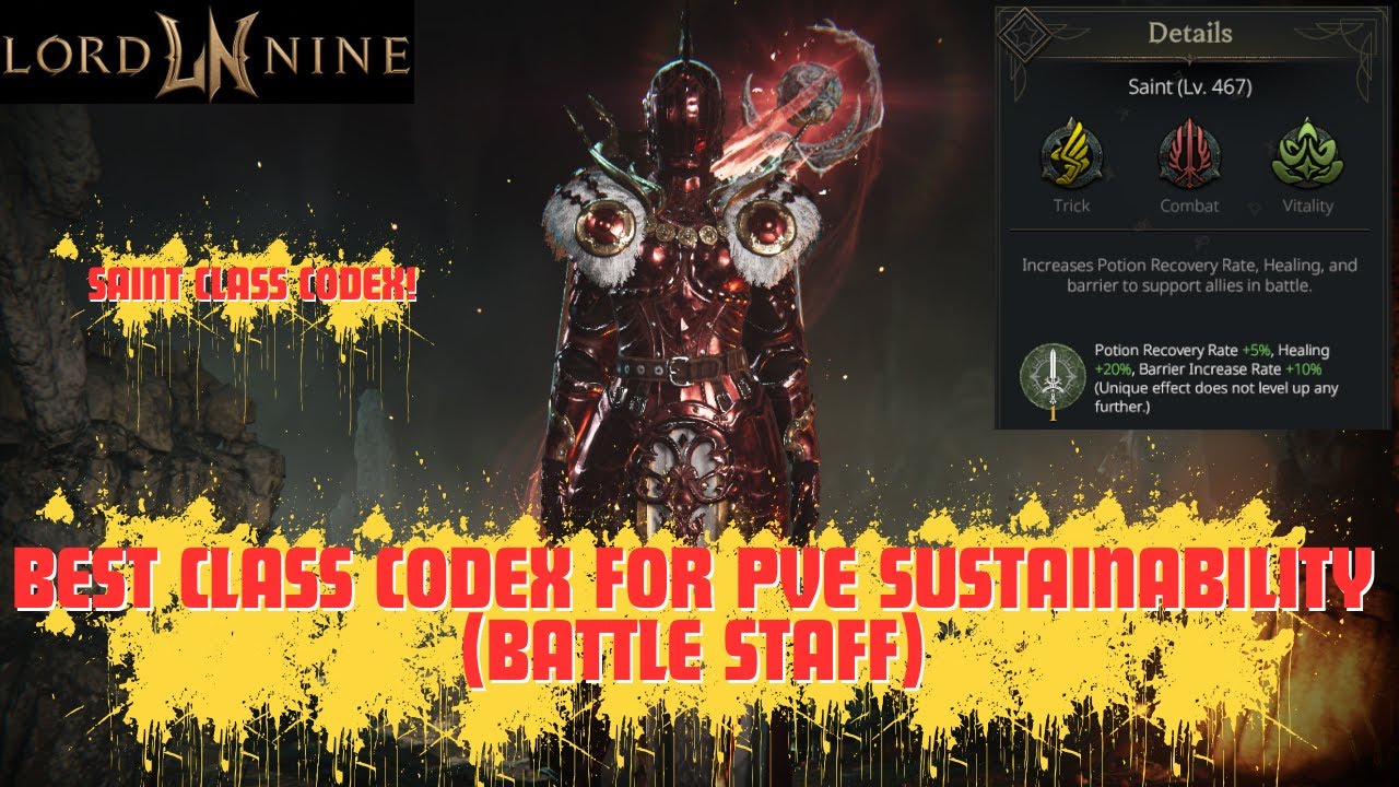 Best Class Codex for PVE Sustainability (Battle Staff user)