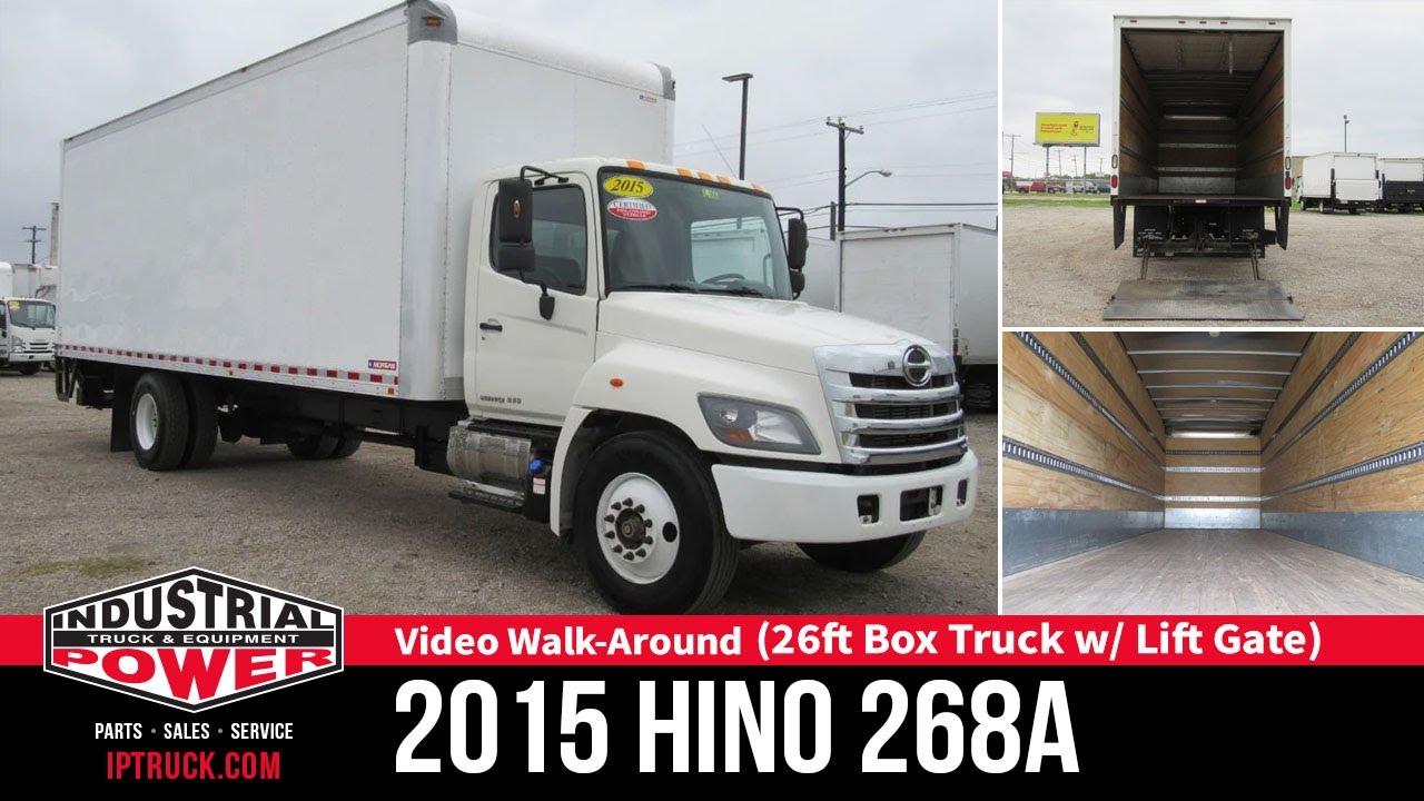 2015 HINO 268A Pre-owned Box Truck For Sale