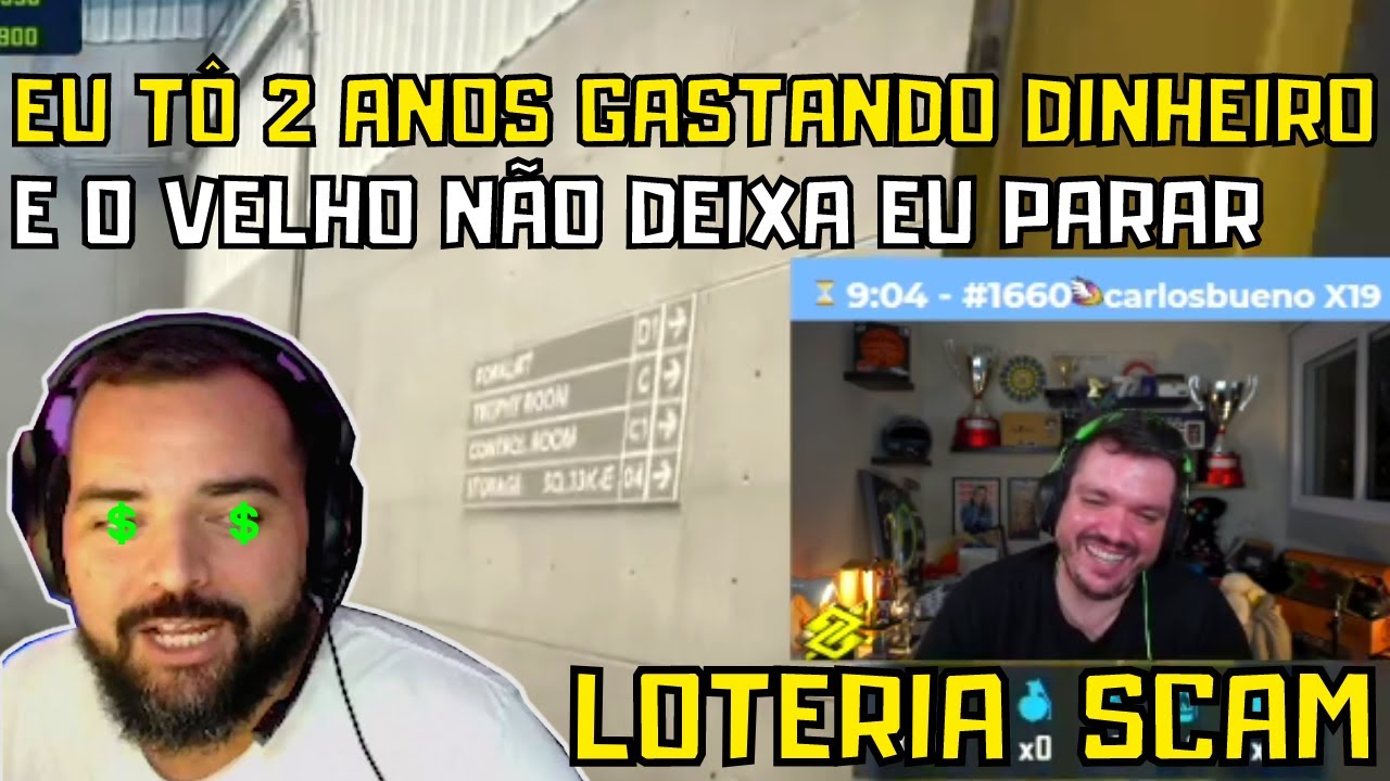 Gaules CHOROU DE RIR com essa historia do BT na LOTERIA