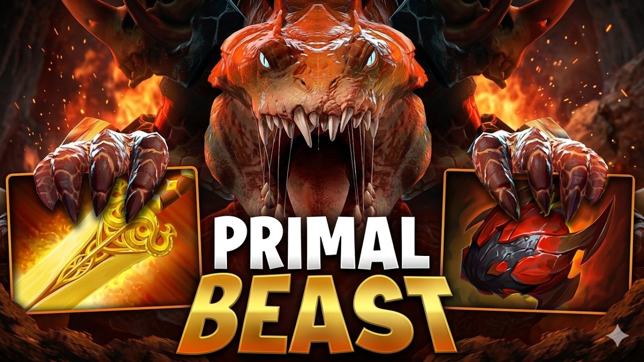 Primal Beast Raid Boss Tank🔥🔥🔥37 Kills Insane Rampage | Dota 2 Gameplay