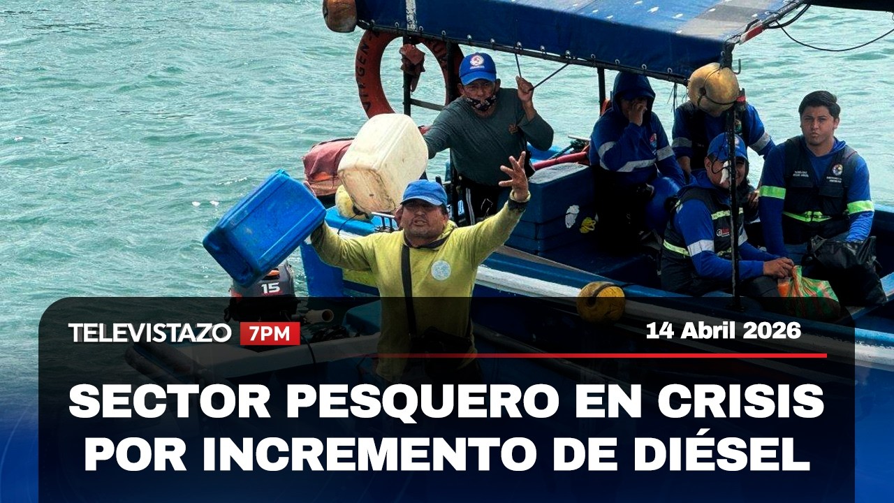 #ENVIVO🔴Televistazo 7PM COMPLETO | Pescadores en crisis tras incremento del di&eacute;sel | 14 Abril 2026