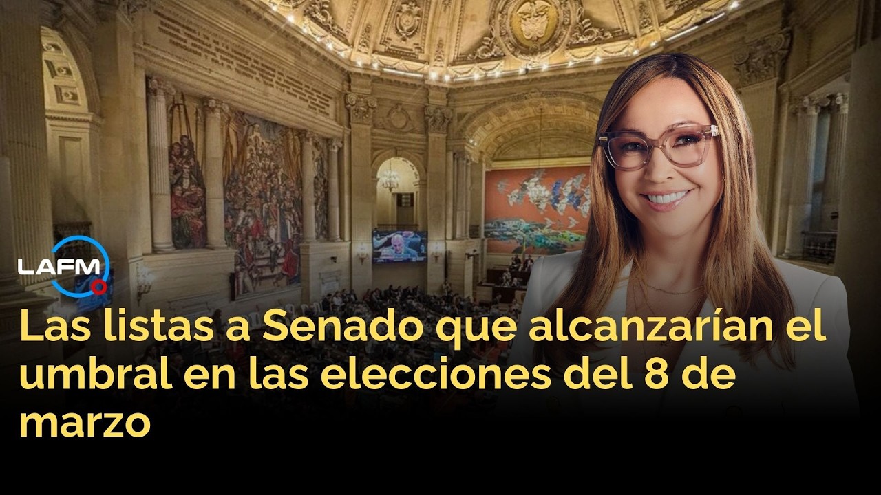 Las listas a Senado que alcanzarían el umbral en las elecciones del 8 de marzo