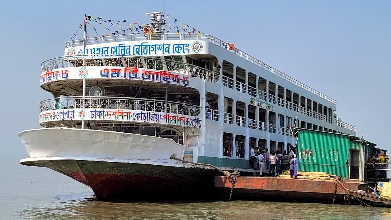 বাংলাদেশের দীর্ঘতম নৌরুটে টানা ২০ ঘন্টার লঞ্চ ভ্রমন | Khepupara to Dhaka launch Journey in 20 Hours