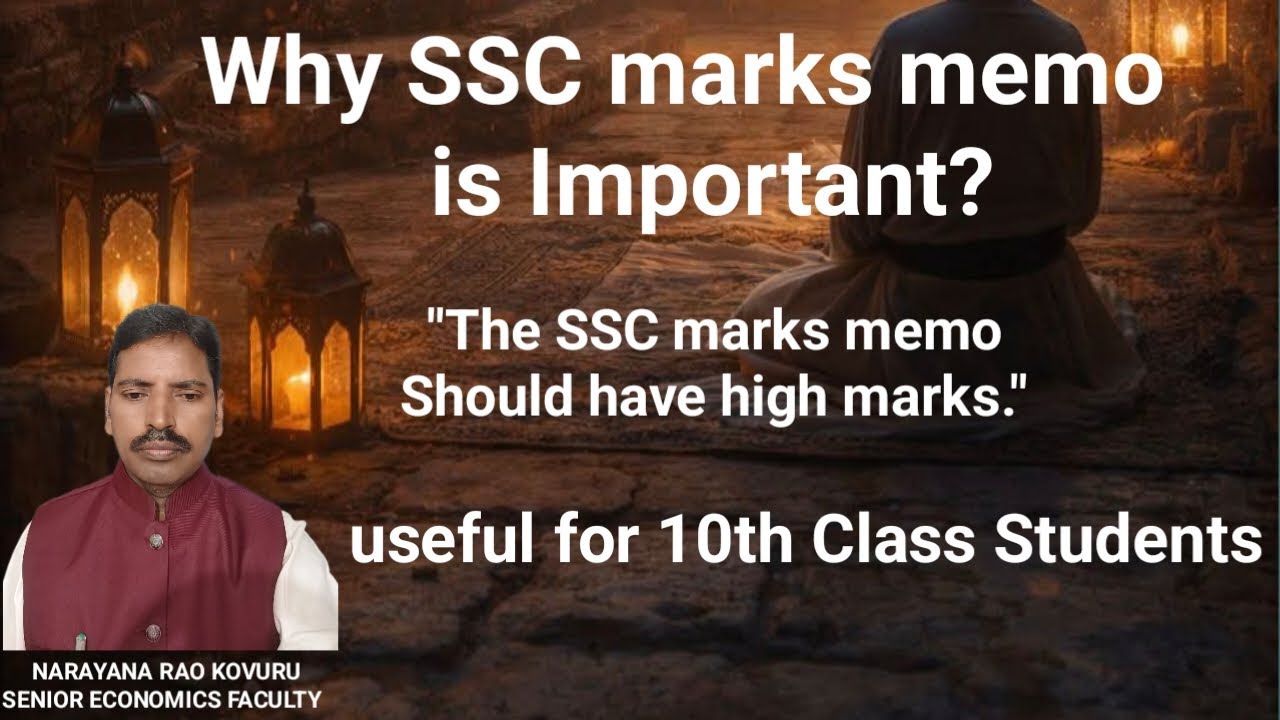 Why SSC marks memo is important?