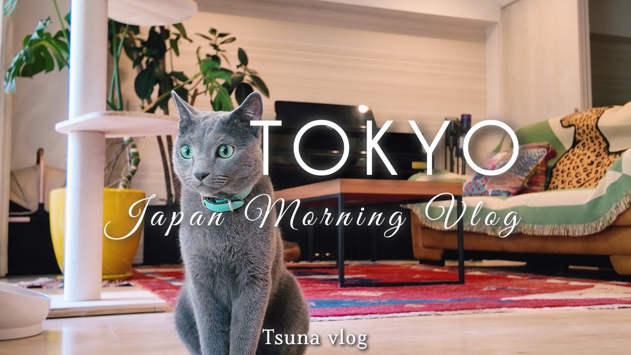 Morning routine in Tokyo| モーニングルーティーン｜かわいい猫と30代主婦の東京の優しい暮らしVlog