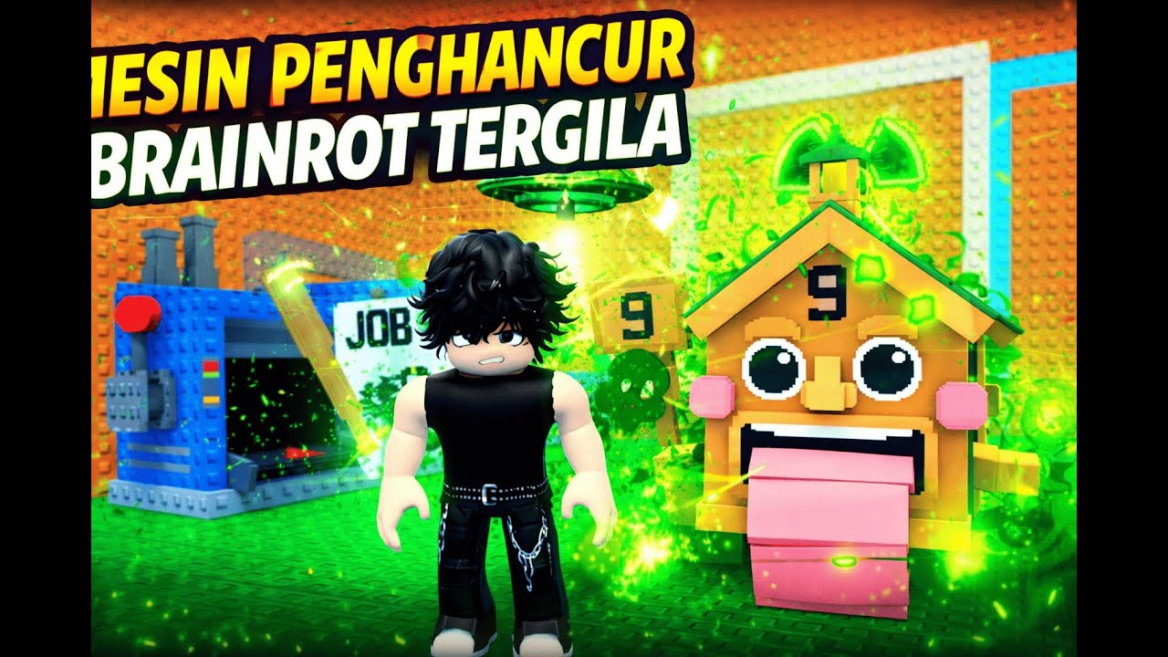 EKSPERIMEN GILA! Brainrot Dihancurin Demi DAPAT BRAINROT LANGKA  | Escape Tsunami Brainrot