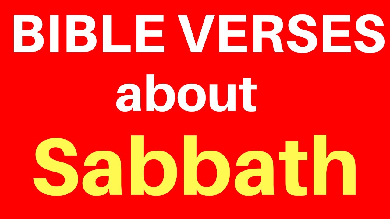 10 Bible Verses About Sabbath | Get Encouraged