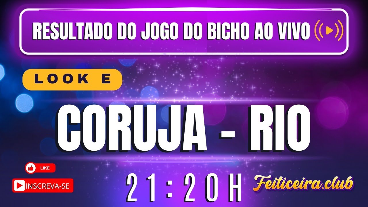 resultados ao vivo CORUJINHA RIO , LOOK-GO E MLK-RIO  21:20 04/03/2026